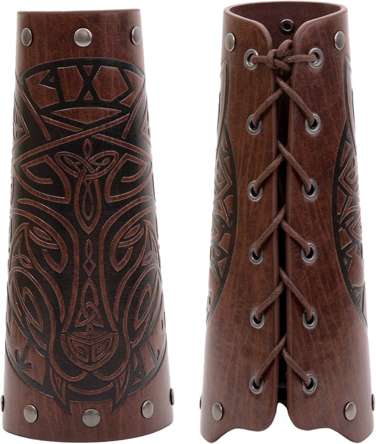 Viking Bracers Medieval Leather Bracers Embossed Bolivia Ubuy