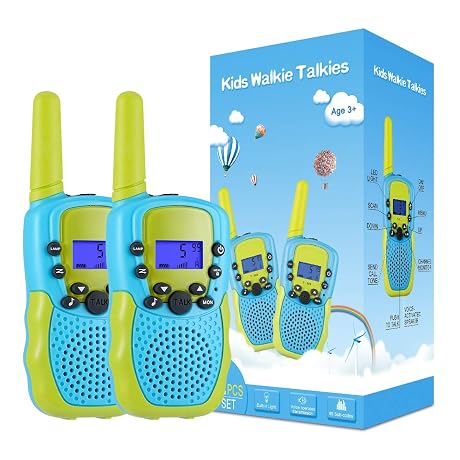 Selieve Toys for 3-12 Year Old Boys Girls, Easter Basket Stuffers, Walkie Talkies for Kids 22 Channels 2 Way Radio Toy with Backlit LCD Flashlight, 3 Miles Range for Outside, Camping, Hiking