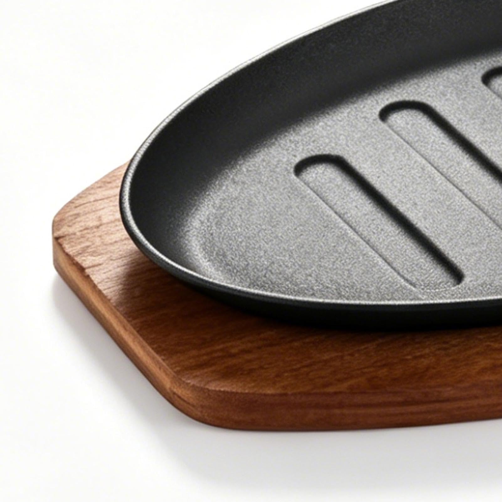 Padella per bistecca in ghisa da 25,4 centimetri, da ovale