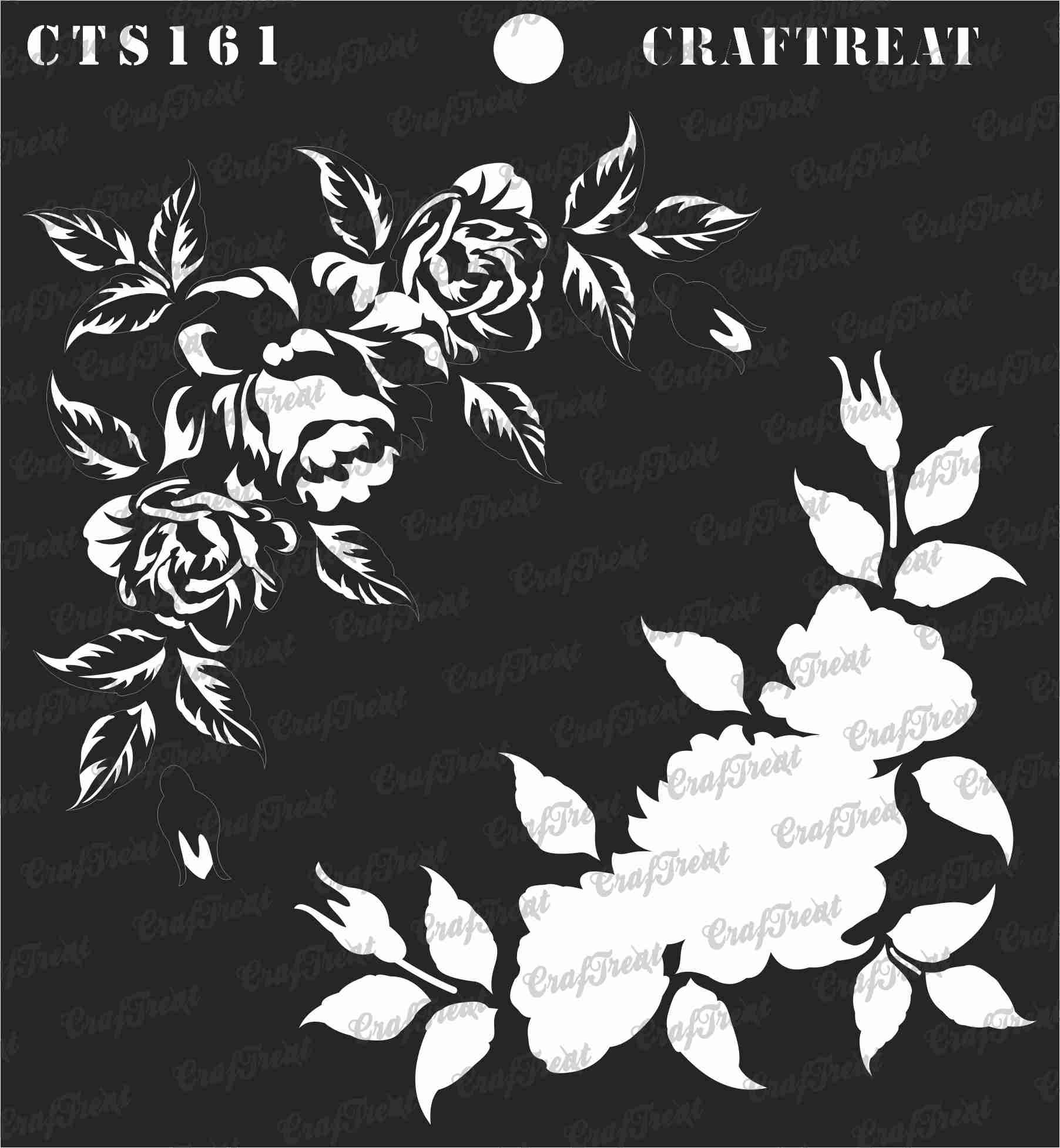 Rose Stencil Pattern FREE PATTERNS