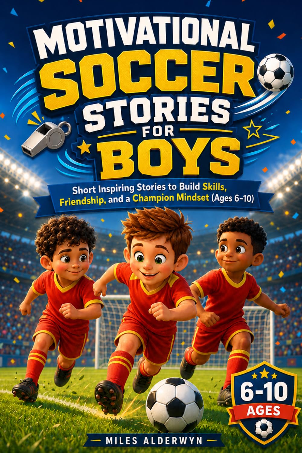 Motivational Soccer Stories for Boys: Short Inspiring Stories to Build Skills, Friendship, and a Champion Mindset (Ages 6–10)