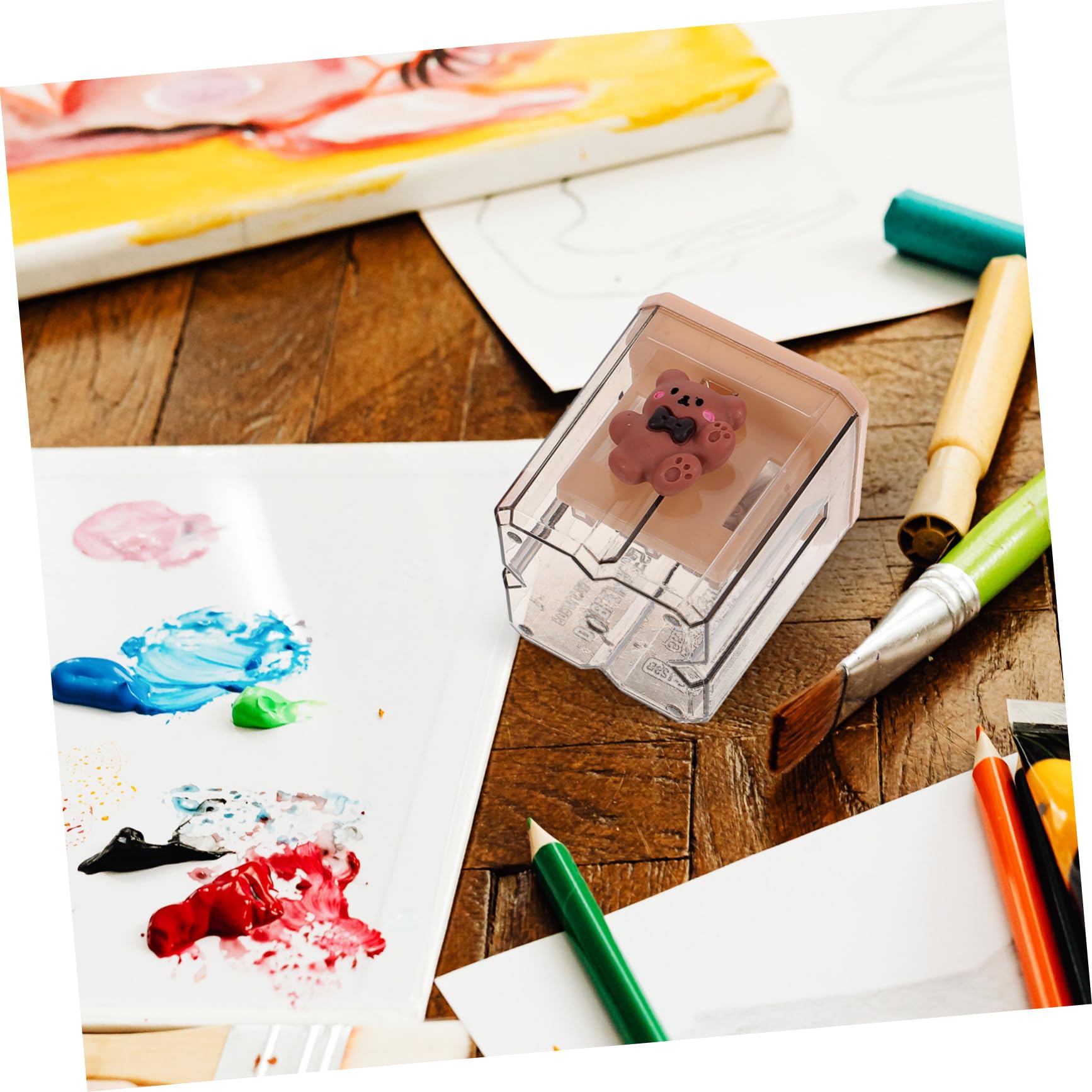Temperamatite Carino Temperamatite Piccoli Per Ragazzo Ragazza Manuali A Forma Di Cartone Animato Decorativi A Doppio Foro