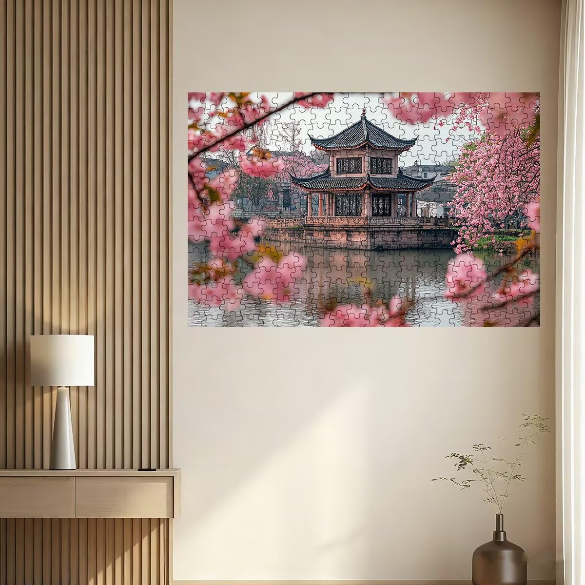 Puzzle 5000 Pezzi Fiore, Puzzle Paesaggi per Adulti, Puzzles in Legno Intrattenimento Creativo, Divertimento, Puzzles Educativi Classici con Confezione di Alta Qualità Idea Regalo Donna Decor -3402