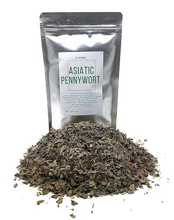 100% Natural Gotu Kola Asiatic Pennywort - Dried & Cut Centella Asiatica from Madagascar - Net Weight 1.76 Oz / 50 Grams
