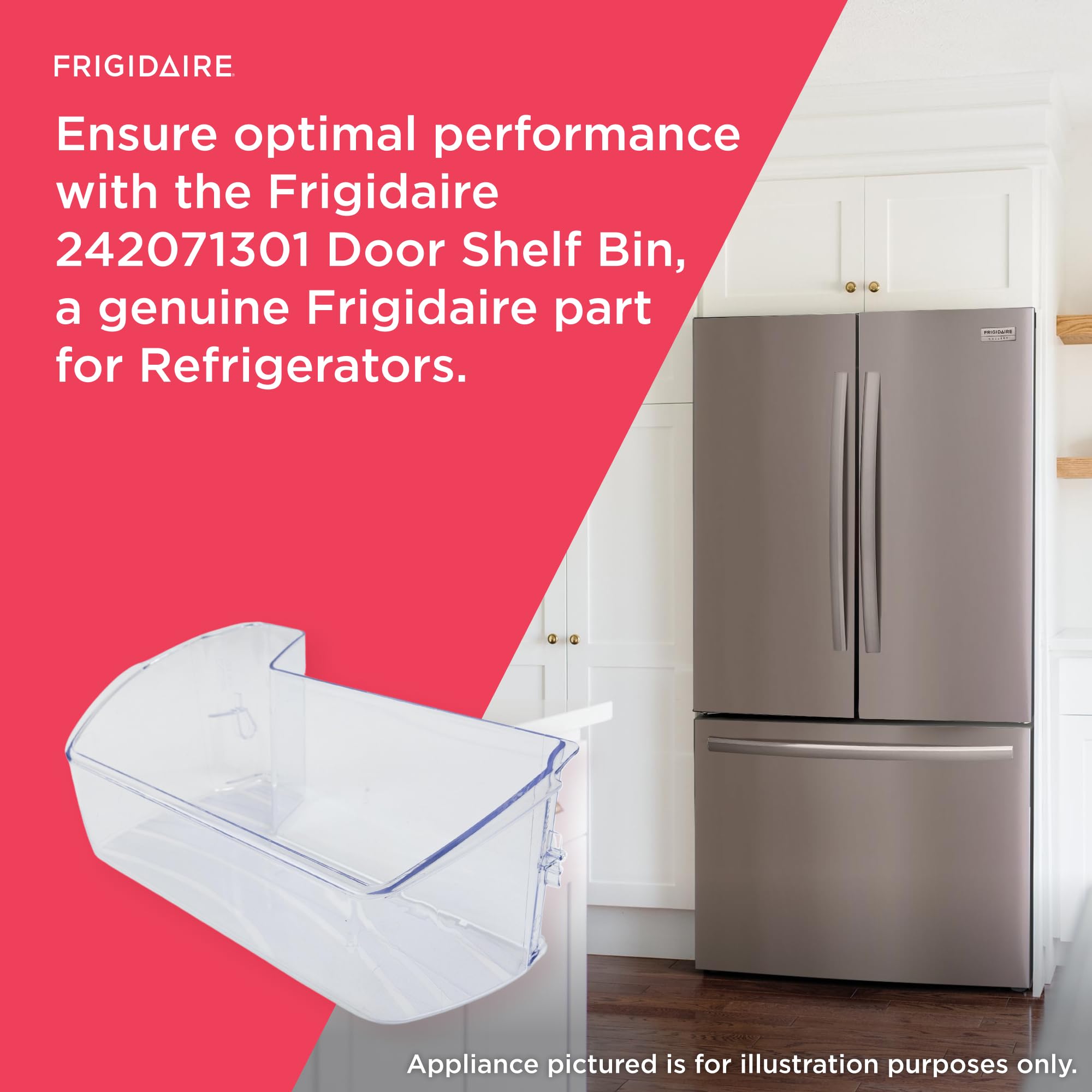 Amazon.com: Frigidaire 242071301 Door Shelf Bin : Appliances