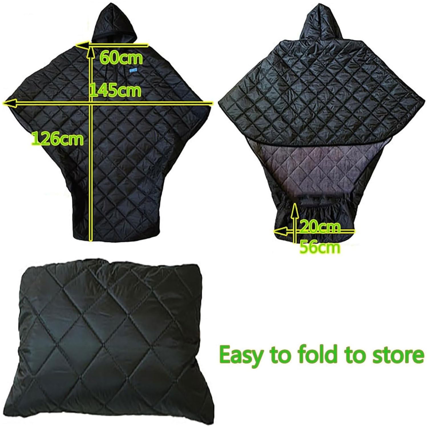 Manta a Prueba De Viento Para Silla De Ruedas, Poncho De Lluvia Con Protección Contra El Frío Todo Incluido Con Correa, Edredón Multifuncional Para Silla De Ruedas De Invierno Para Hospital, Parque