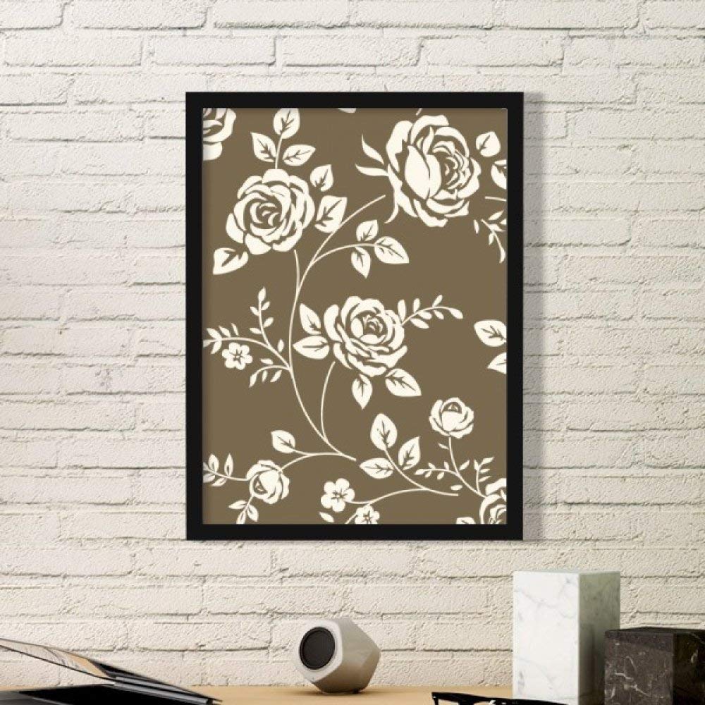 Cadre Photo en Bois Noir Rose Art pour Salon et Décoration de Bureau