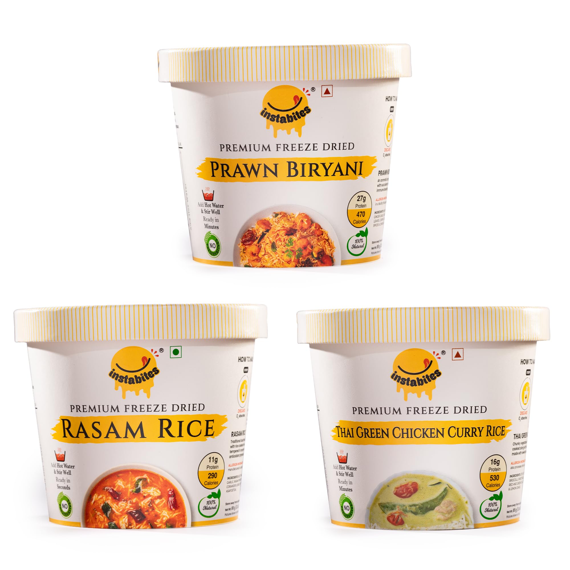 See full amazon price history chart for Instabites Ready To Eat Combo of Prawn Biryani, Thai Green Chicken Curry Rice, Rasam Rice No Added Preservatives and Ready to Eat in Minutes - Pack of 3 Instabites Ready To Eat Combo of Prawn Biryani, Thai Green Chicken Curry Rice, Rasam Rice No Added Preservatives and Ready to Eat in Minutes - Pack of 3 (B0D3C6RRXQ) Amazon Price History, Amazon Price Tracker