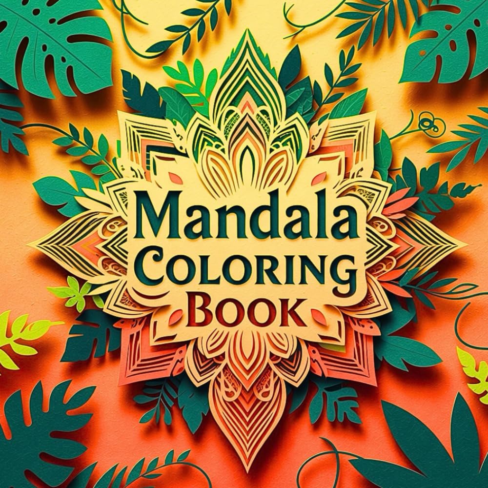 Mandala Coloring Book for Adult Relaxation Therapy and Stress Management Featuring Harmonious Mandala Patterns for Mental Clarity Peaceful Moments and Creative Coloring Escape