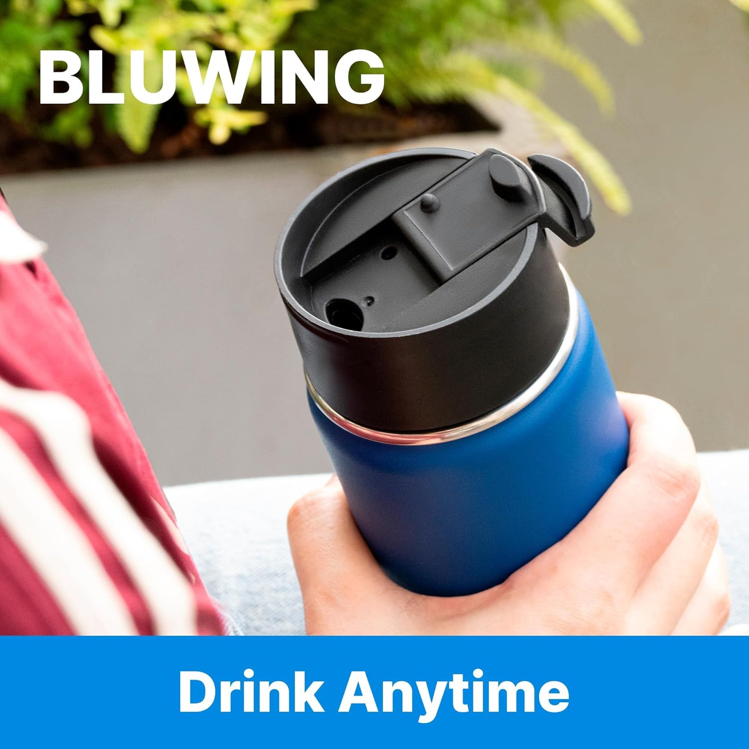 Flip Lid for Hydro Flask Wide Mouth, Replacement Lid for Hydroflask 12-64 oz,Simple Modern, Takeya, Iron Flask and Other Wide Mouth Bottle - Image 3