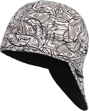 ARCCAPTAIN Reversible Welding Cap, 8 Panel Protective Cap, 10 oz Fireproof Cotton Comforts for Safety and Protection While Welding to Men Women, 7 1/4