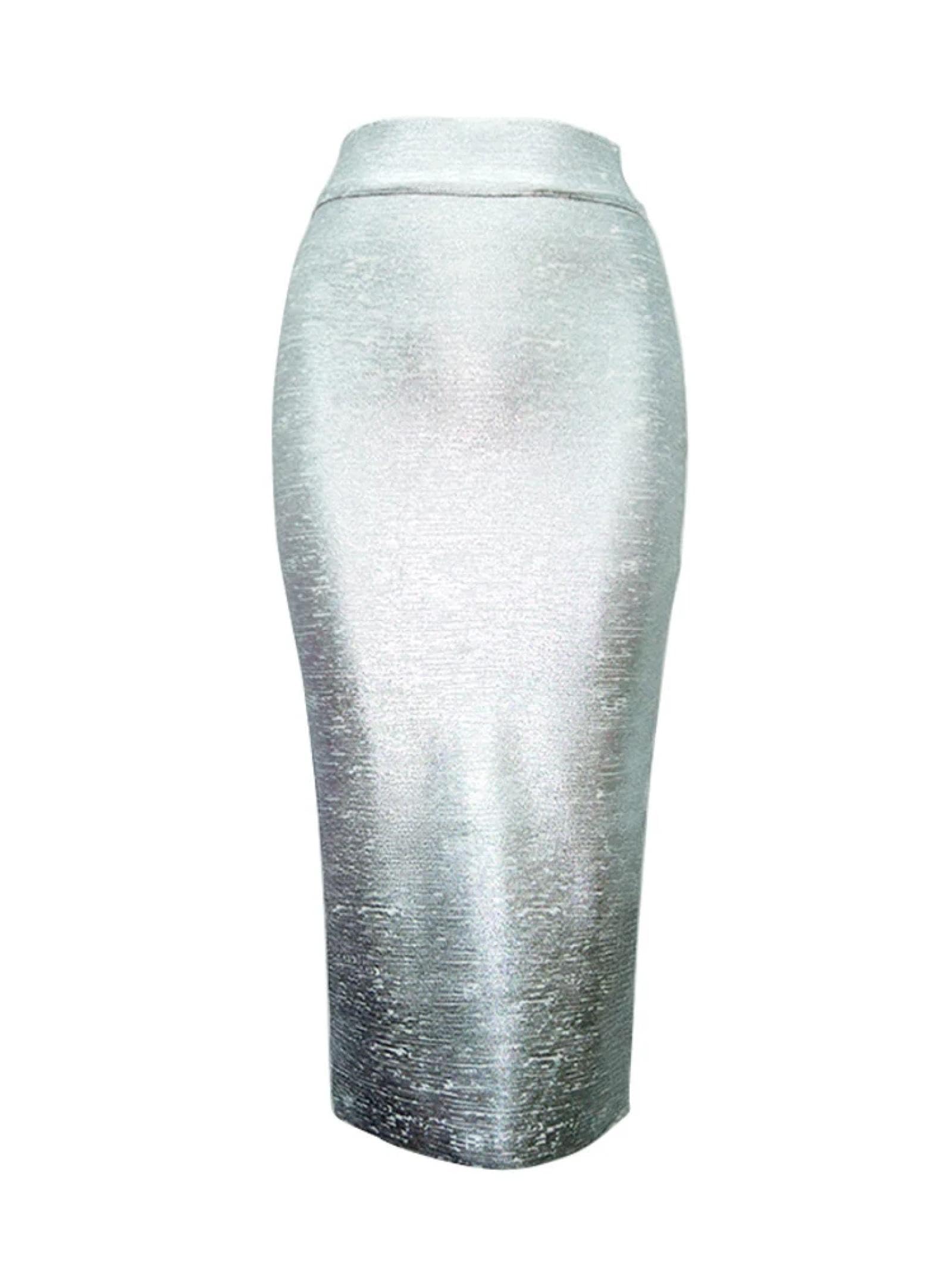 Hübscher Rock Bleistiftrock Damen Frauen Sexy Bandage Röcke High Street Gestrickte Bodycon Bleistift Röcke