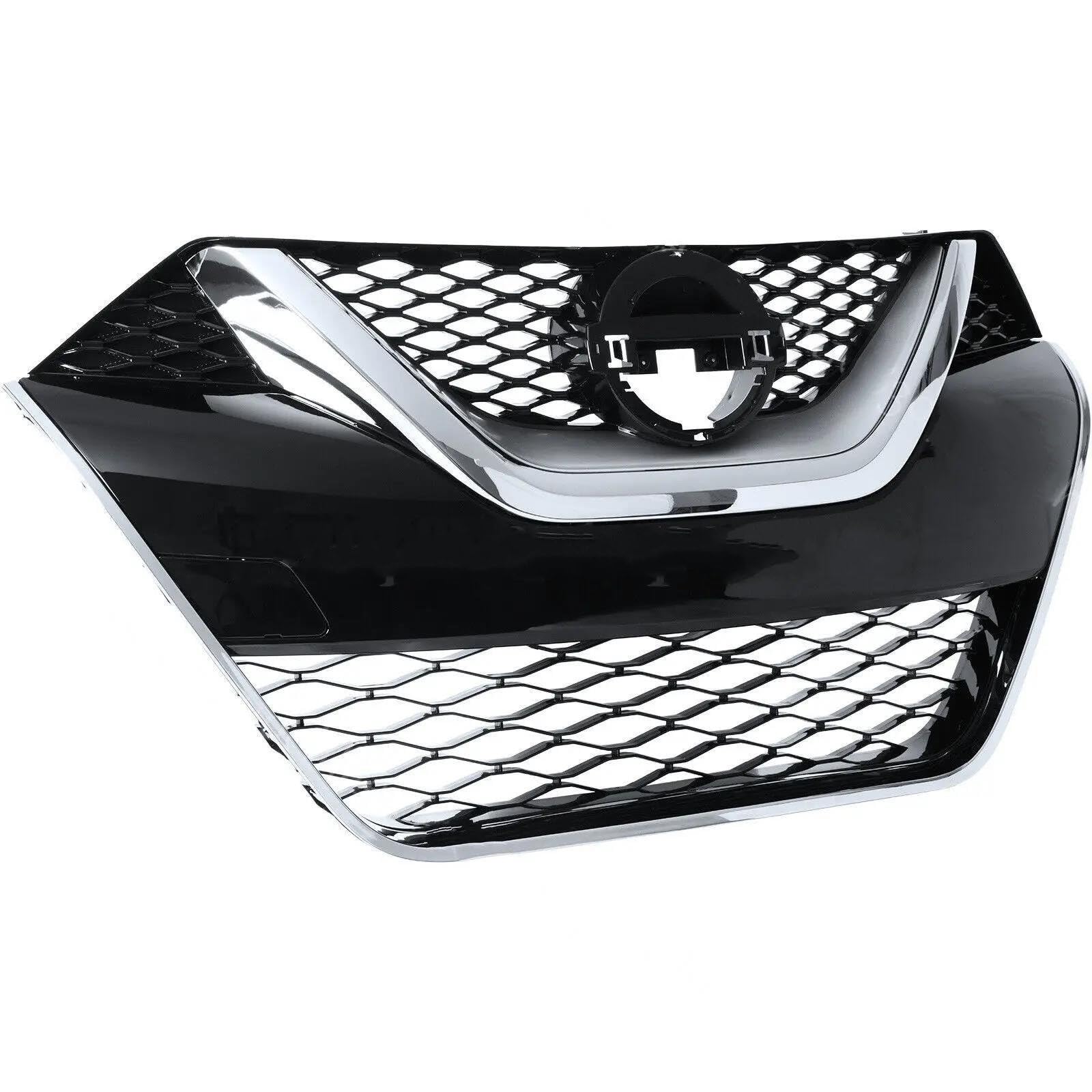 Calandre avant pour Nissan Maxima 2016-2018 avec garniture noire chromée