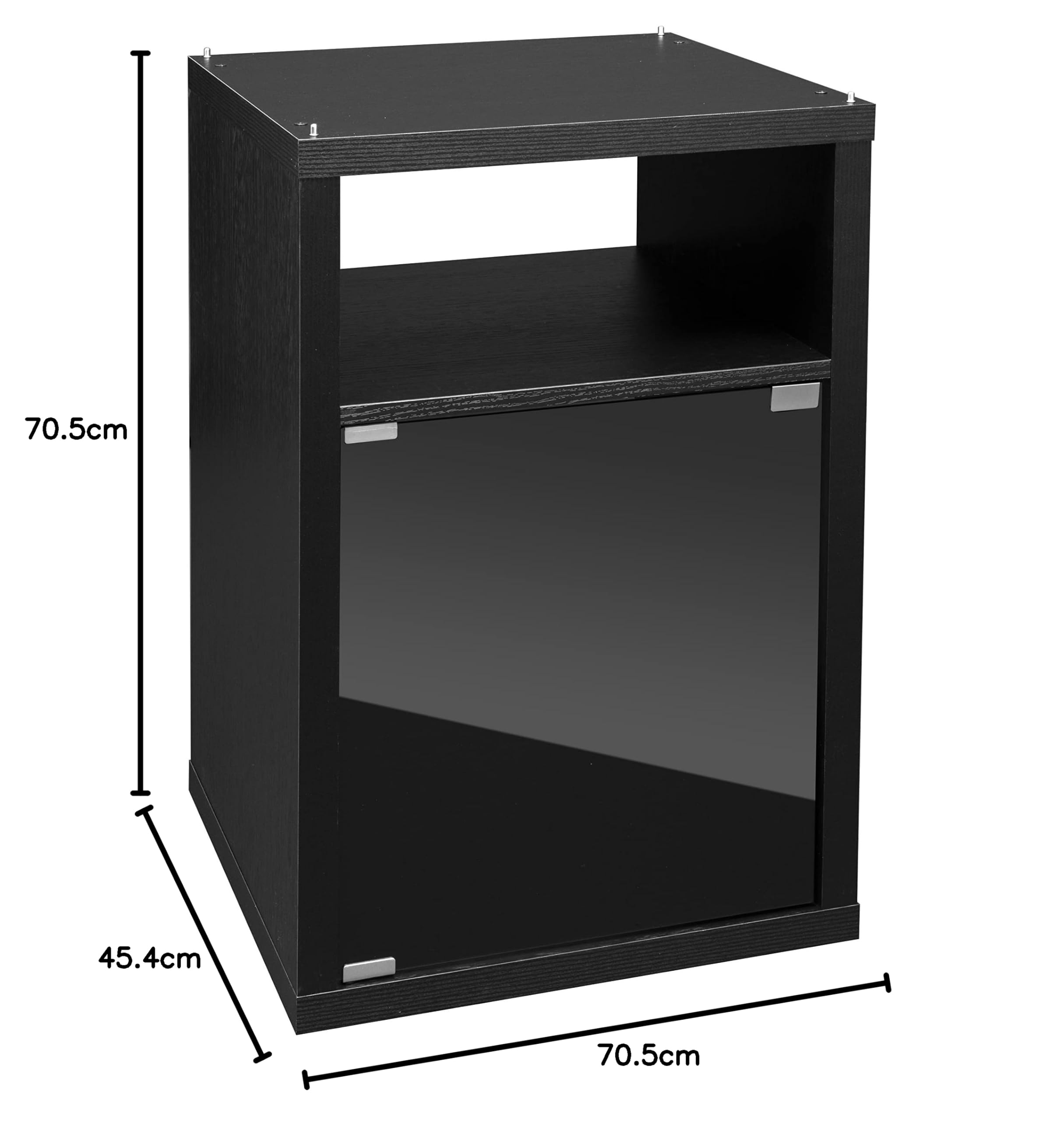 Exoterra Meuble pour Terrarium de 45 cm 1 Porte 45x45x70 cm pour Reptiles et Amphibiens