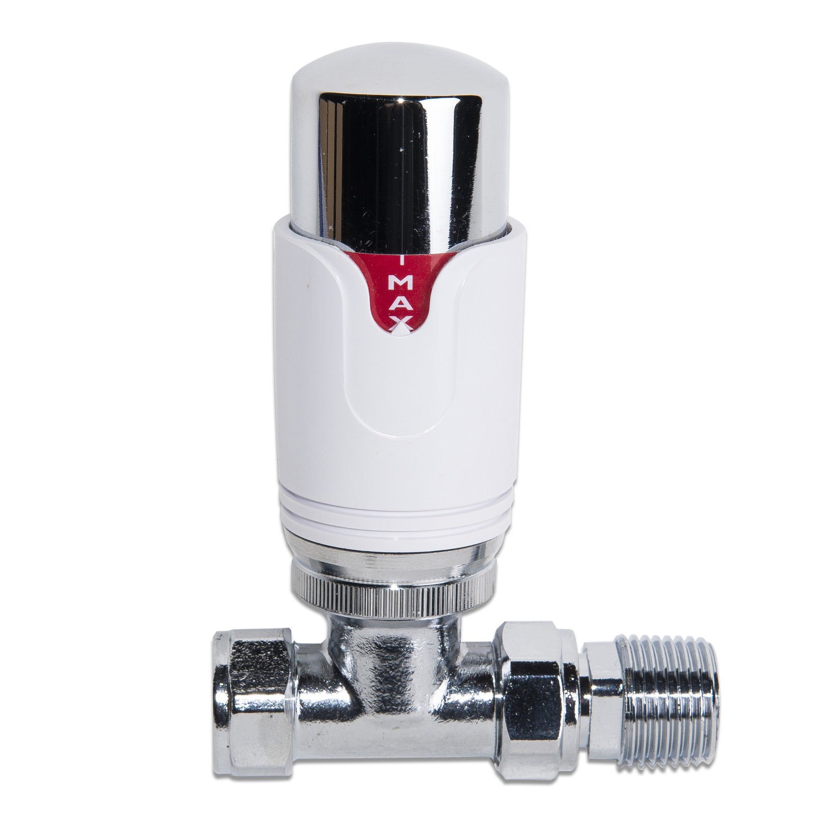 Nrg Trv Straight Thermostatic Radiator Valve For Towel Rails 15Mm ½" Central Heating Taps