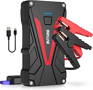 Car Jump Starter, BUTURE 1500A Peak 13800mAh Portable Car Battery Starter (up to 7.0L Gas/5.5L Diesel Engines) Auto Battery Booster Pack with Smart Safety Jumper Cable, Fast Outputs 3.0