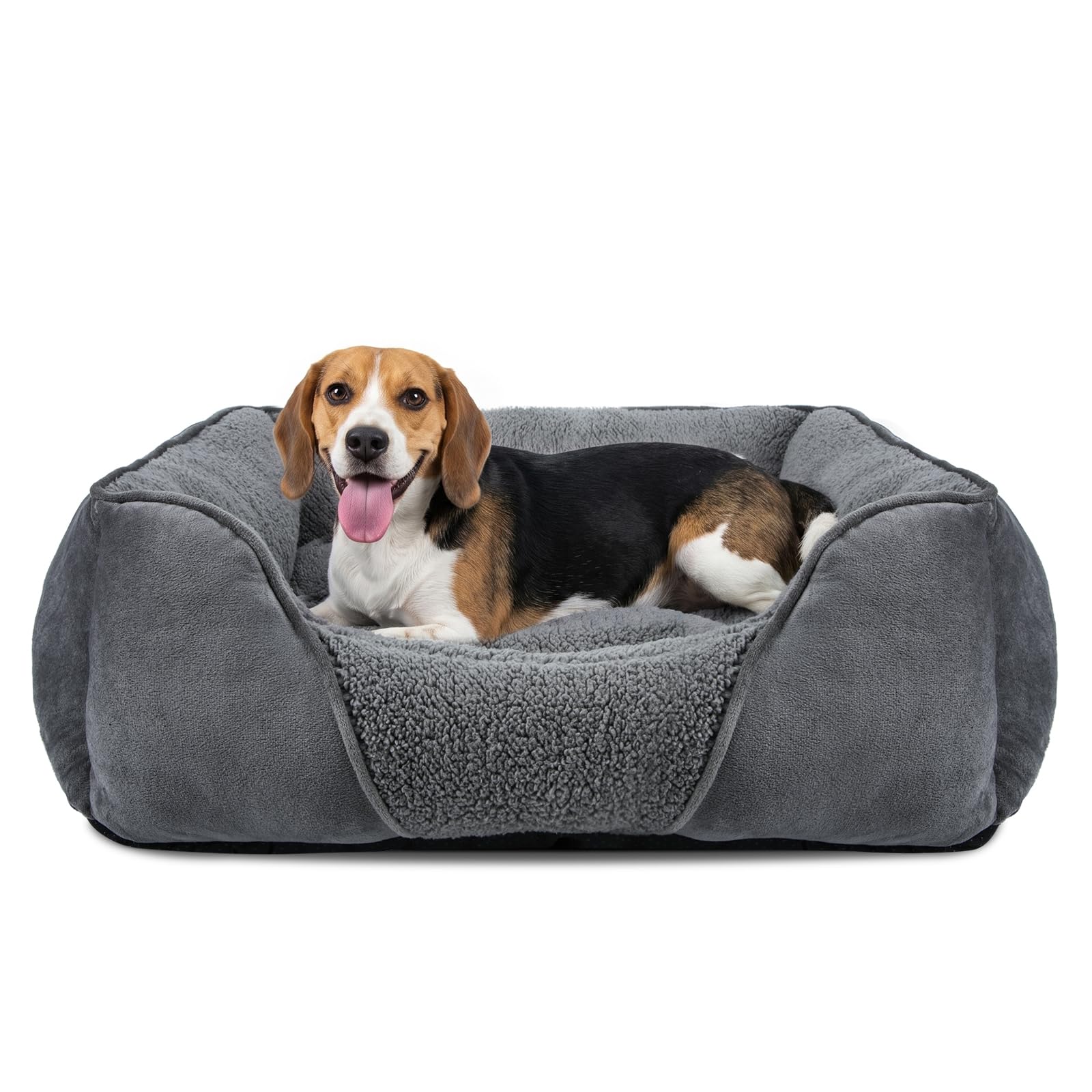 FURTIME Cuccia Cane Interno Media, 63x53x20cm, Cuccia Cani Lavabile | Cuccia Cane morbida e ortopedica: imbottitura spessa per un buon riposo. Cuccia Cani antiscivolo e antiansia