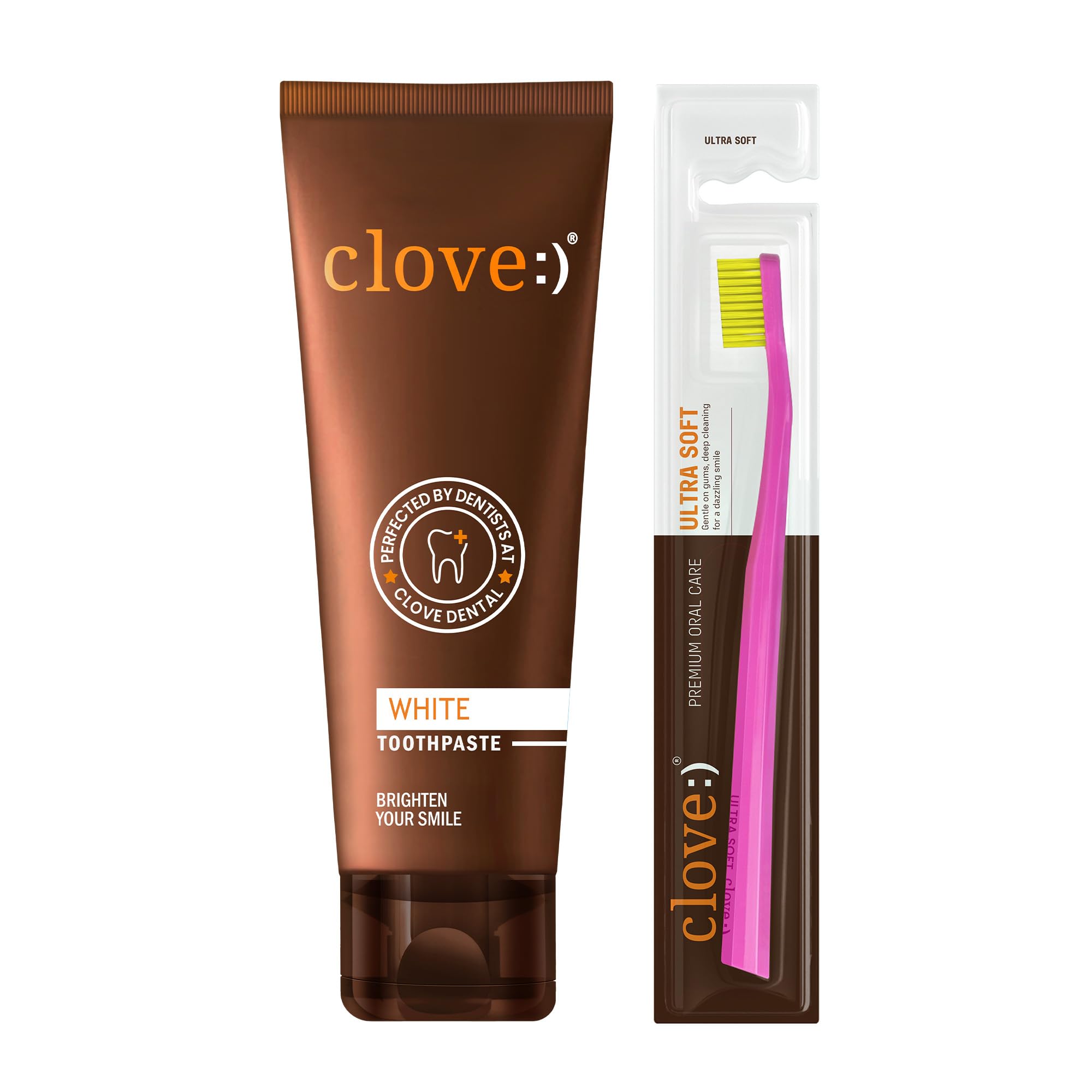Clove White Toothpaste Combo Pack of 2 , FREE ₹2000 Dental Service/Treatment with each purchase, 1 White Toothpastes + 1 Ultra Soft Toothbrushes, Teeth Stain Removal, Whiten Yellow Teeth, Helps Remove Gutka, Pan, Tobacco Stains , Perfected by Dentist, Enamel Safe Teeth Whitening for Daily Use – 100gm-image-39