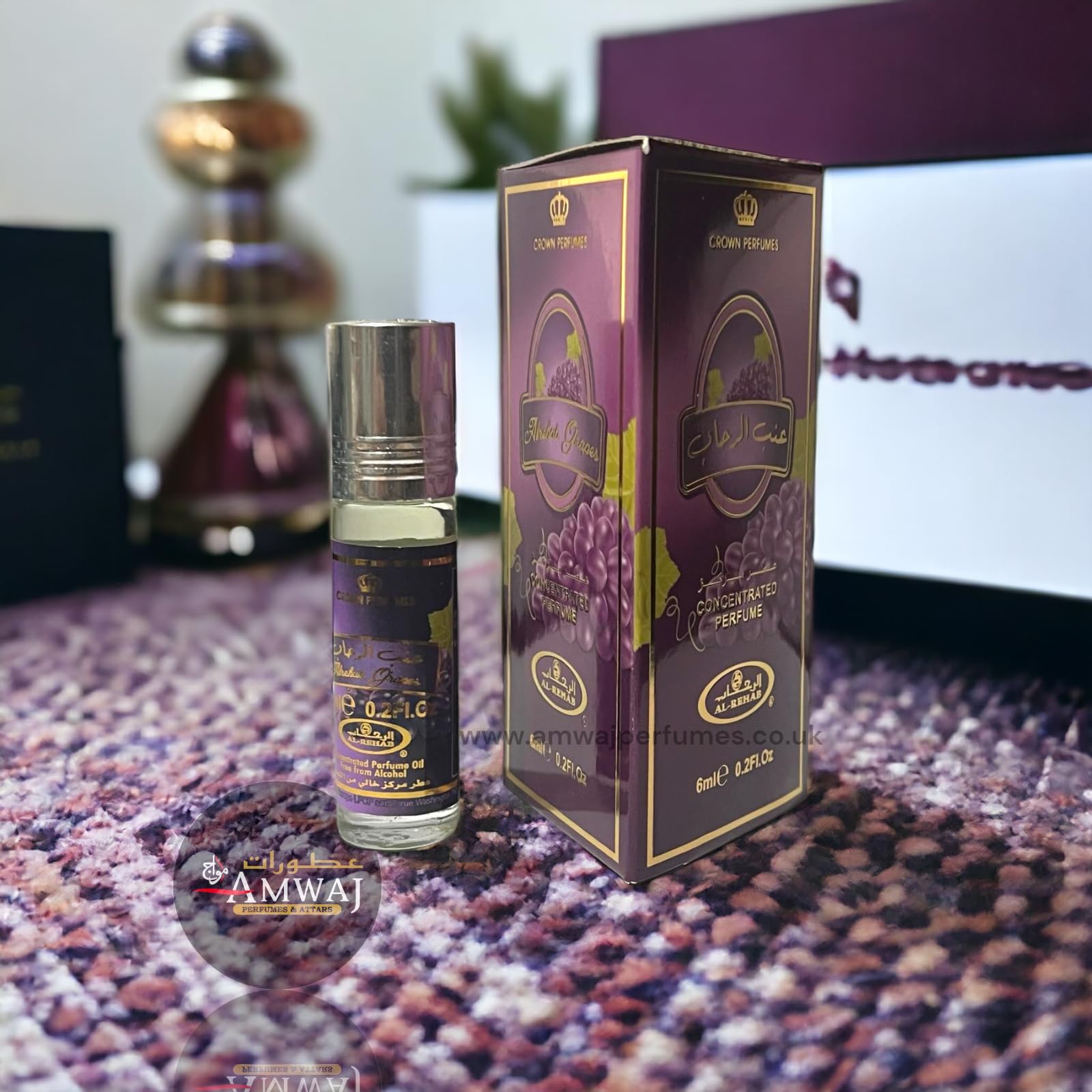 GRAPES- 6ml Roll-on Perfume Oil | The sweetly juicy aroma full of ripe grapes blends with the soft purity of musk.