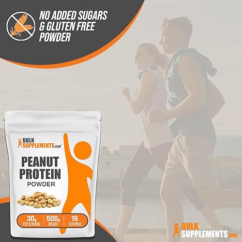 Miniatura 6 de BulkSupplements.com Proteína en polvo de harina de maní, mantequilla de maní en polvo, proteína de mantequilla de maní, mantequilla de maní en