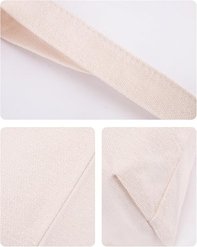 Miniatura 7 de Lily Queen - Bolsa de lona natural reutilizable para compras, M