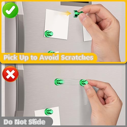 Miniatura 62 de VNDUEEY 12 imanes negros para nevera, imanes de pizarra blanca, imán pequeño y fuerte para pizarra, oficina, aula, cocina