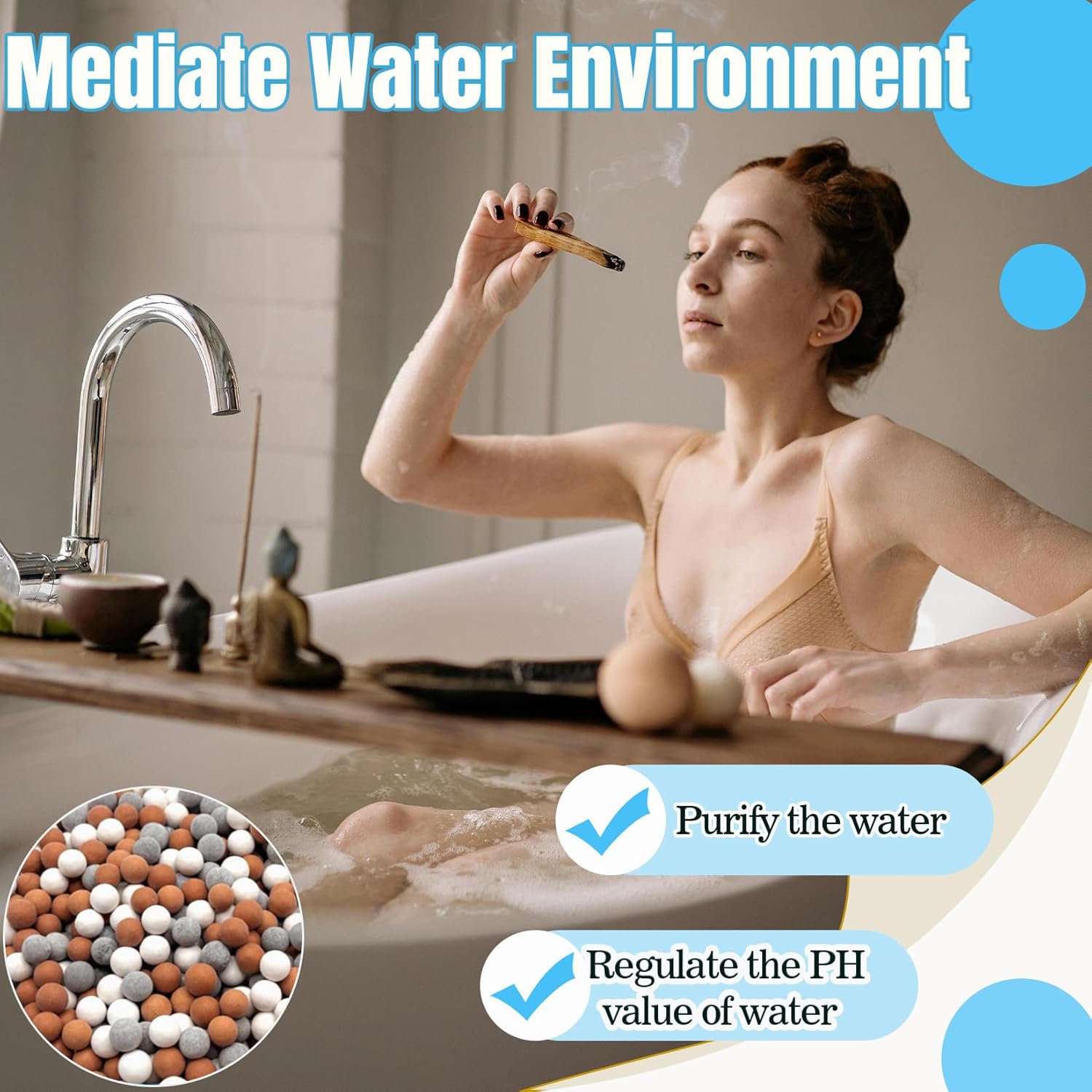 Shower Head Beads Refills, Replacement for Hard Water - ic