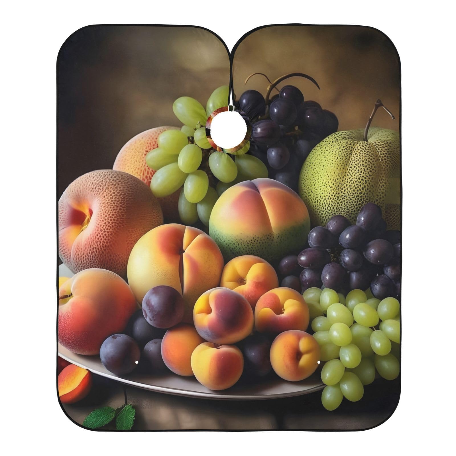 Hezely Rich Fruit Hair Dye Cape, Barber Cape for Adults,Waterproof Salon Cape,Waterproof Hairdressing Styling Hair Cutting, 65