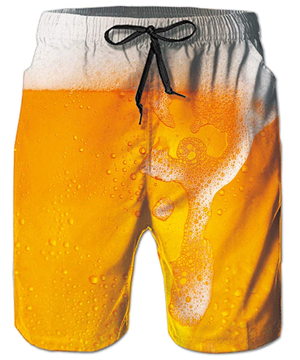 ALISISTER Costume Uomo Mare 3D Stampa Spiaggia Costume da Bagno Estate Pantaloncini Tronchi da Surf con Fodera in Rete S-3XL