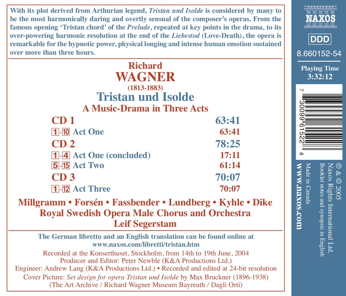 Wagner : Tristan und Isolde