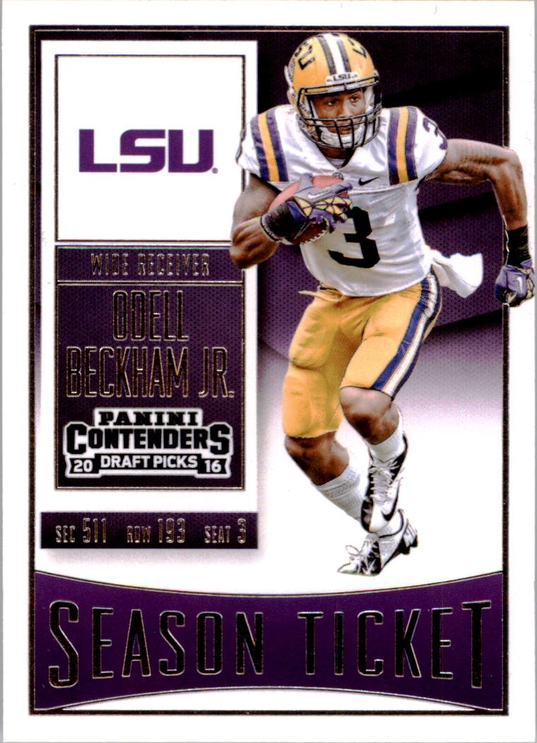 Amazon.com: Odell Beckham Jr. (5) Assorted Football Cards Bundle