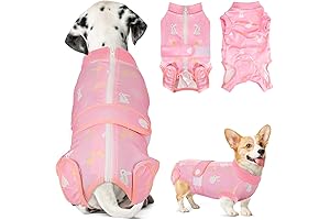 Lukovee Recovery Suit for Female Dogs: A Protective and Comfortable Onesie for Spay Procedures