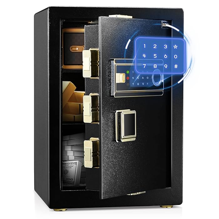 Buy ADIMO Safe, 2.5 Cubic Feet Safe Box with LCD Smart Touch Screen and Digital Keypad