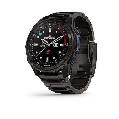 Garmin Descent™ Mk3i, Dive Computer and Multisport GPS Smartwatch, Air Integration, Black Titanium