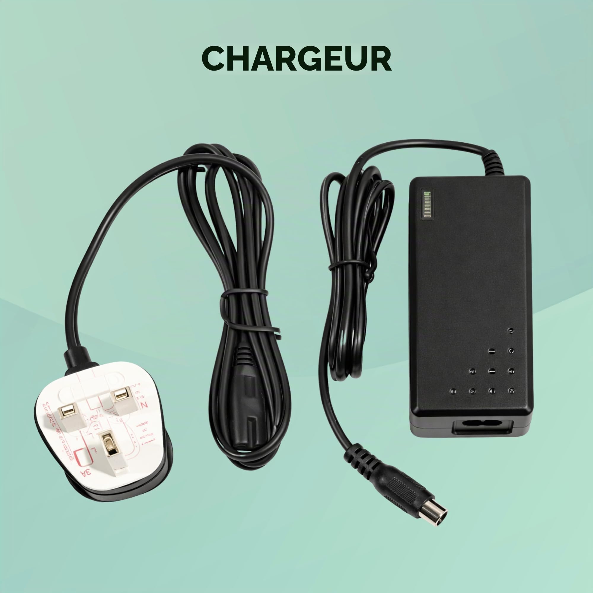 Ultramax Ensemble de batterie au lithium 22A pour chariot de golf 36 trous, format mince, parfait pour PK, MotoCaddy, GoKart