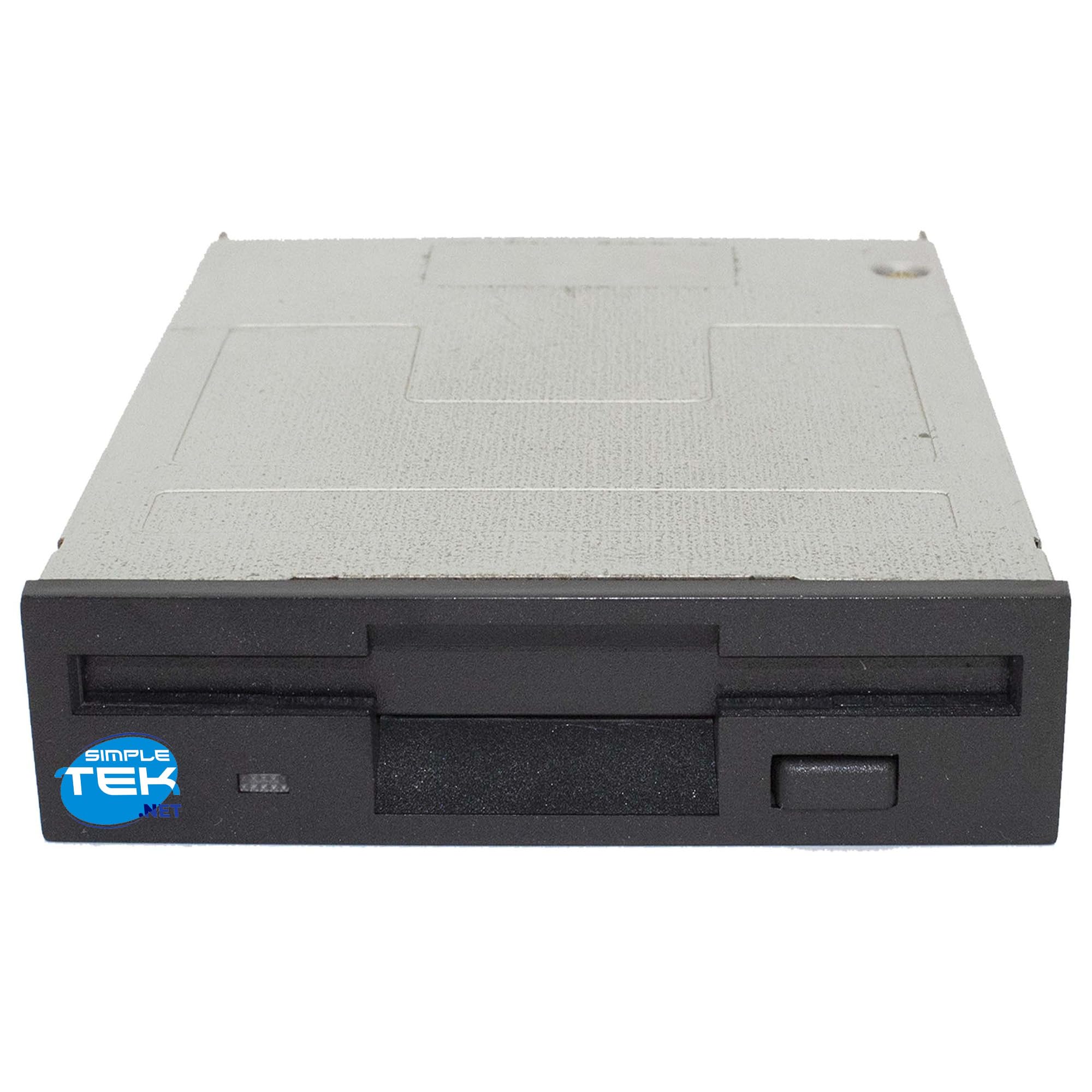 SIMPLETEK - Lettres lecteur de disquette FDD interne 3,5" avec façade IDE | Avec masque de couleur gris foncé (reconditionné)