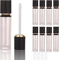 Vista 10 de COSIDEA 8 piezas de tubos vacíos blancos gruesos para brillo de labios, tubos de 8 ml con aplicador de varita para contenedores de botellas de tinte