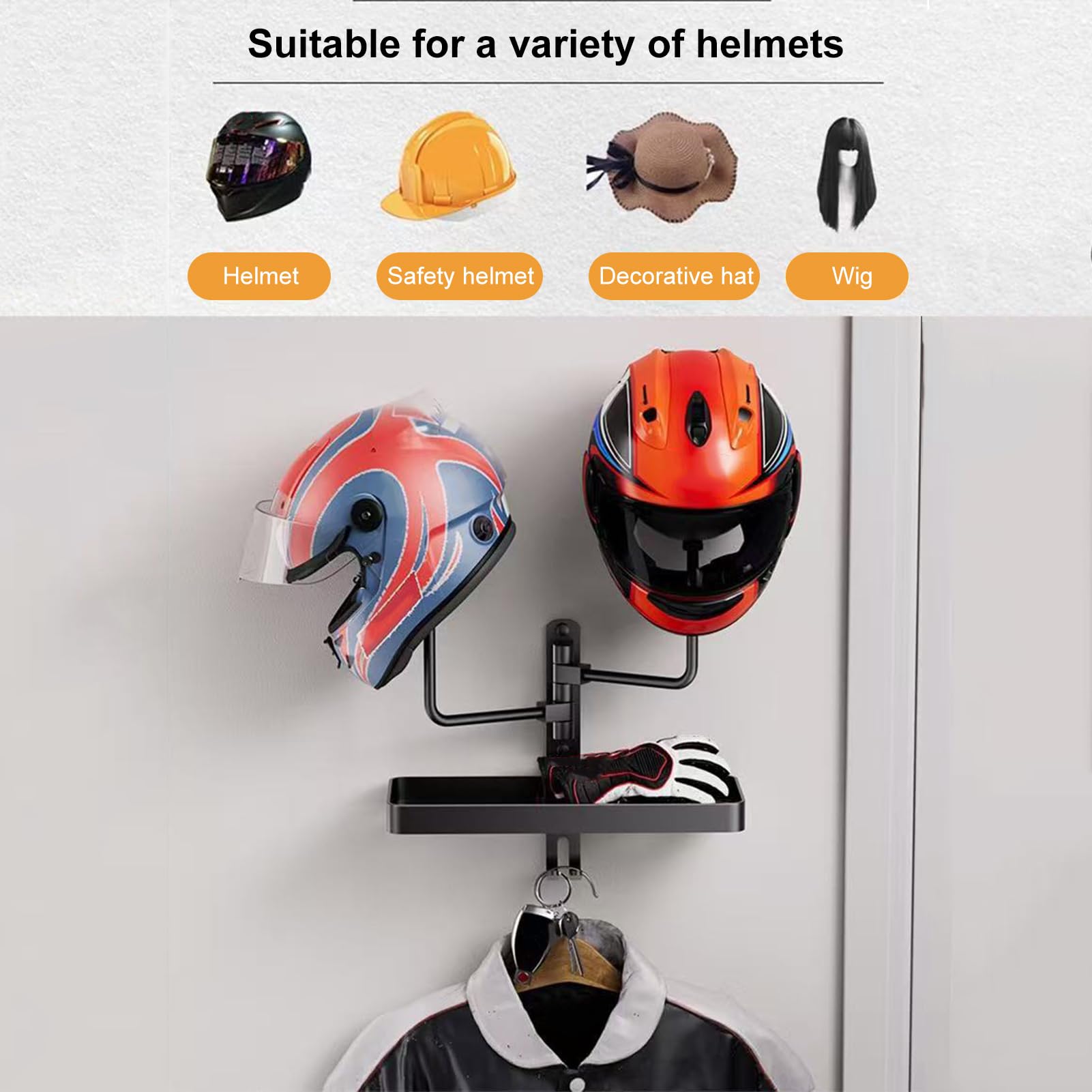 Uchwyt Ścienny Na Kask systemu przechowywania garażowego i domowego