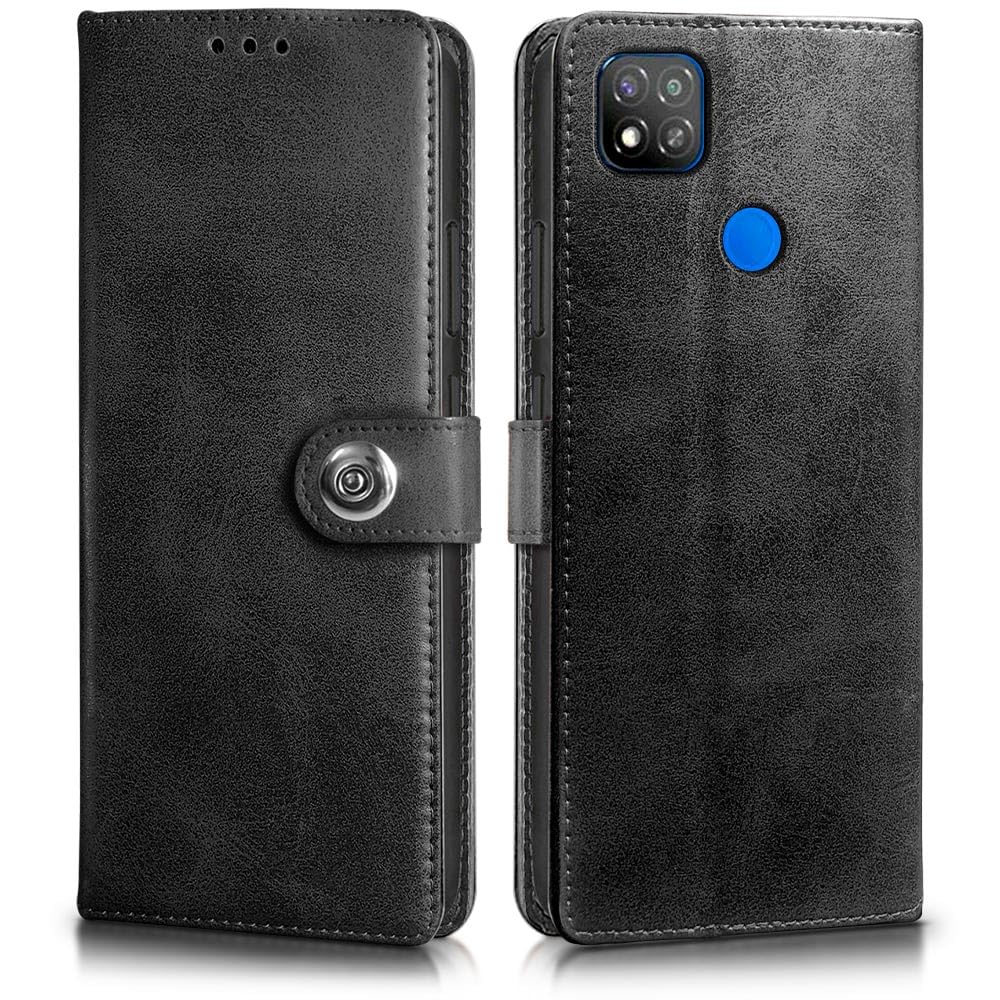 Redmi 9 Flip Cover - Shockproof Wallet Case -13