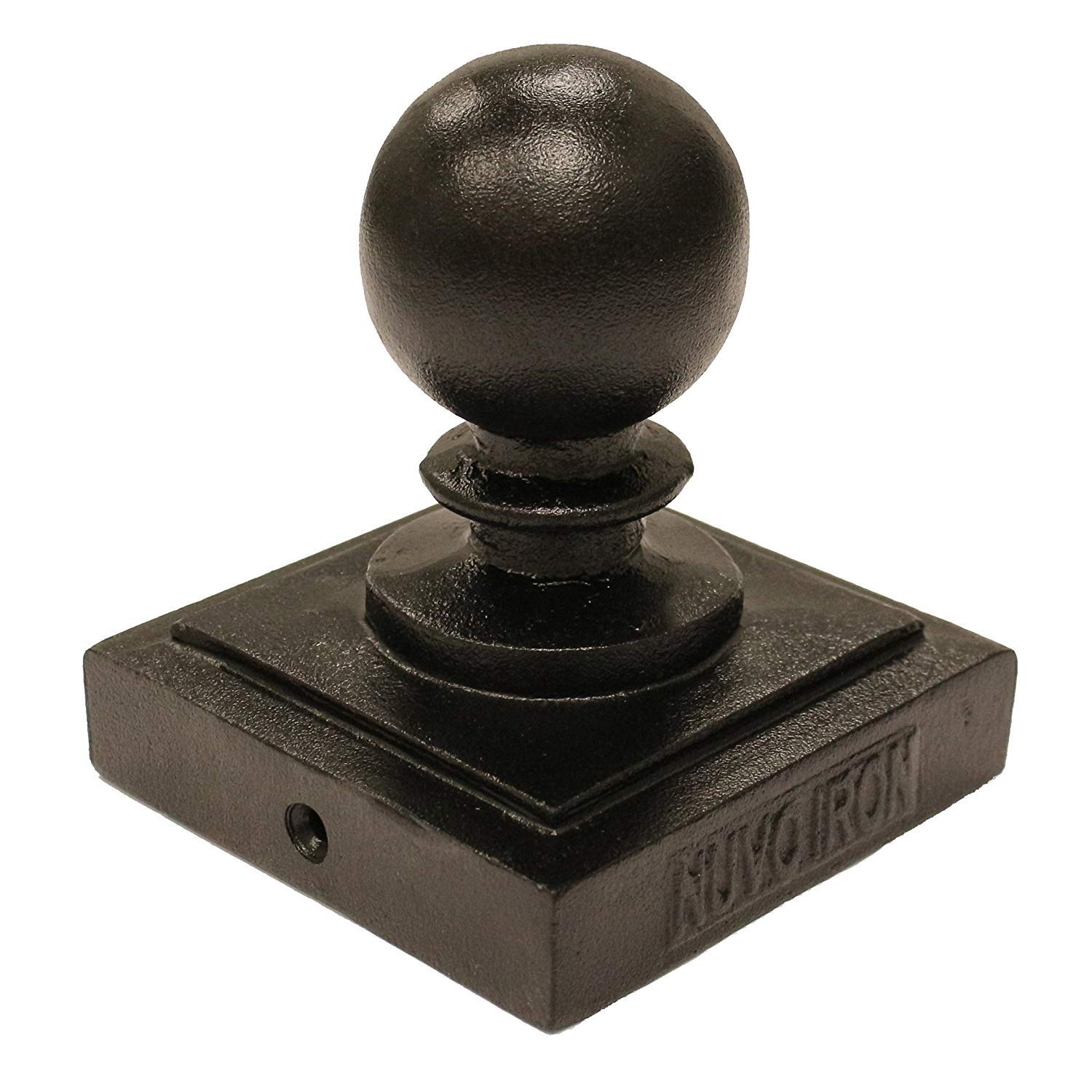 Nuvo Iron Ball Post Cap, 3 1/2" x 3 1/2"