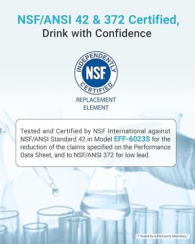 Miniatura 4 de AQUA CREST GSWF Filtro de agua para refrigerador, repuesto para GE® GSWF Smart Water 238C2334P001, Kenmore® 46-9914, 469914, 9914, 2 filtros