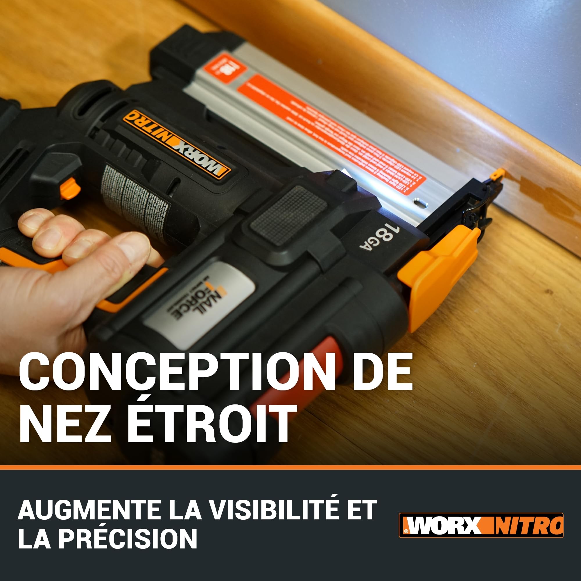 WORX Clavadora a batería 20V - 18GA | PowerShare | WX842