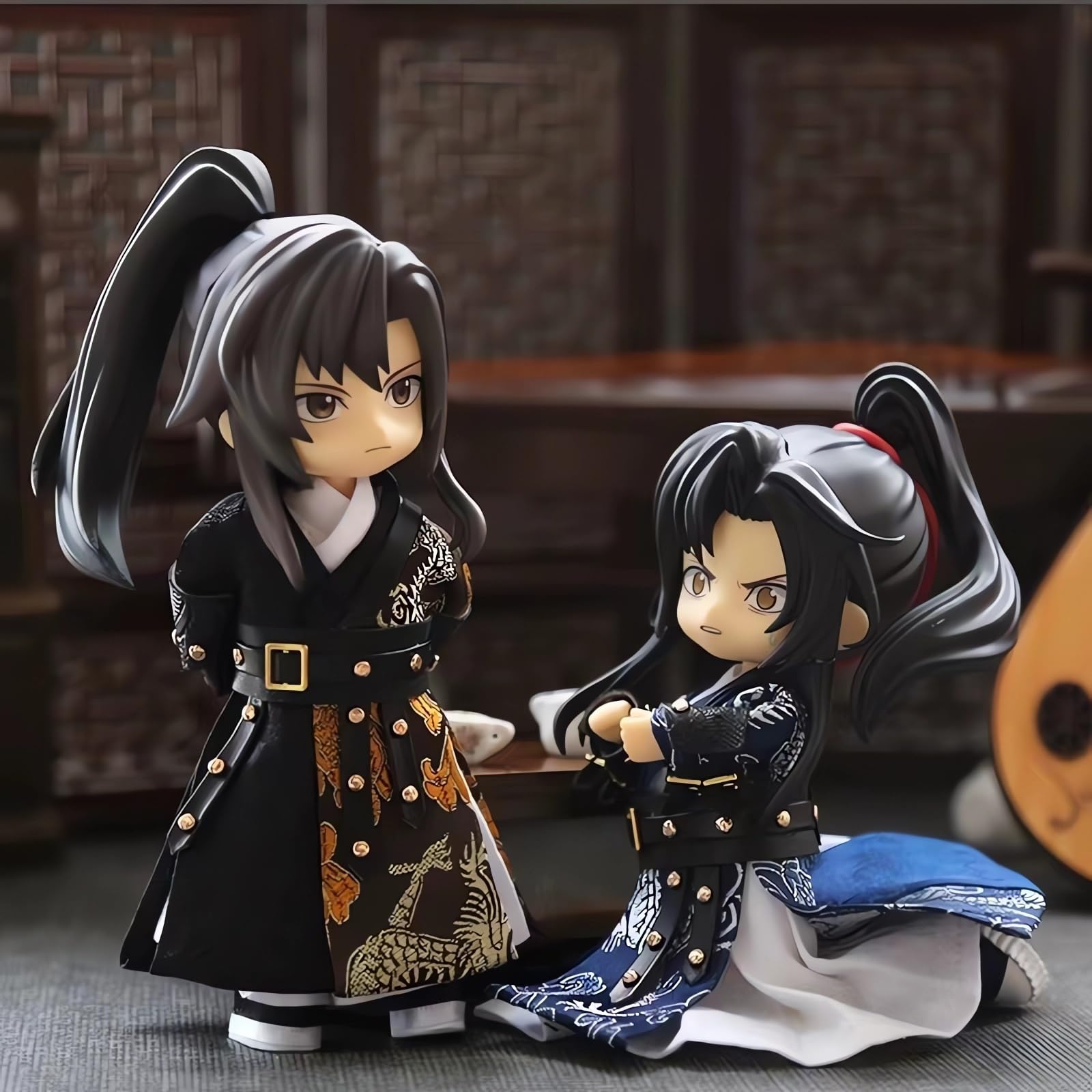 オビツ11 ねんどろいどどーる身長調整 作家様カンフー服 チャイナシューズセット オビツ11 ねんどろいどどーる身長調整 作家様カンフー服