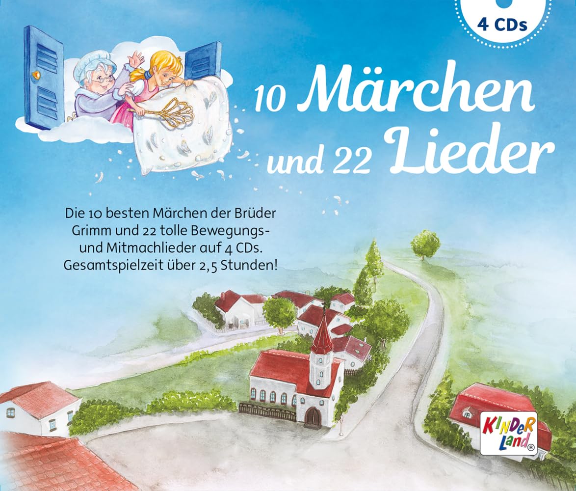 10 Märchen und 22 Lieder: Paket mit 4 Audio-CDs