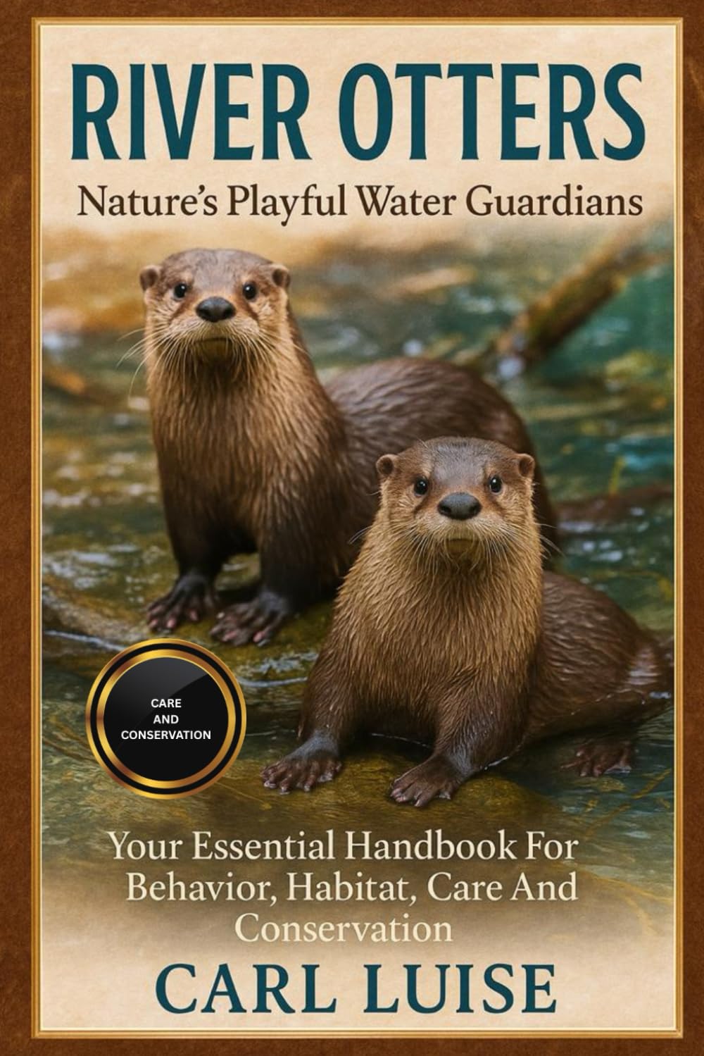 RIVER OTTERS: Nature’s Playful Water Guardians: Your Essential Handbook For Behavior, Habitat, Care, And Conservation.