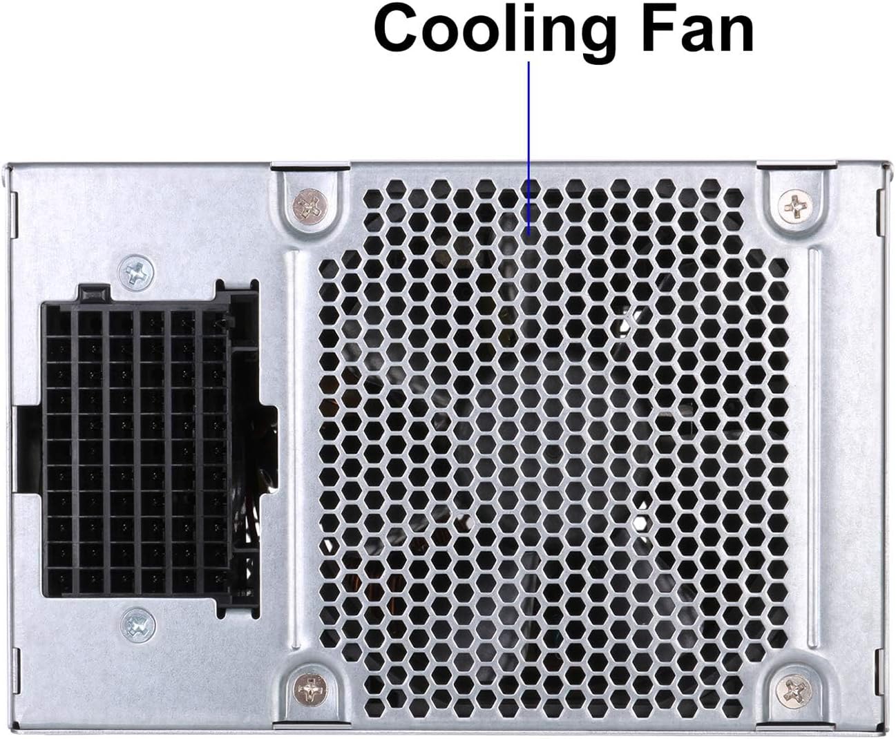 LXun D525AF-00 525W Power Supply w/Cables Compatible with Dell Precision T3500 P/N: D525A001L H525AF-00 H525EF-00 HP-D5252E0 HP-D5253A0 N525EF-00 0G05V 6W6M1 M822J U597G X008G