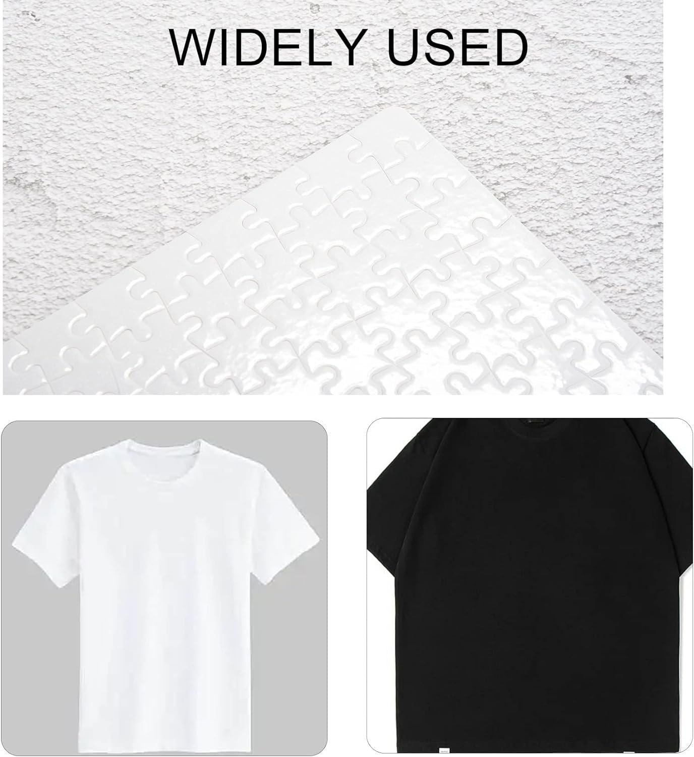 Puzzle Bianchi Per Sublimazione - 10 Pezzi A5, Fai Da Te, Per Trasferimento Inchiostro - Foto 8