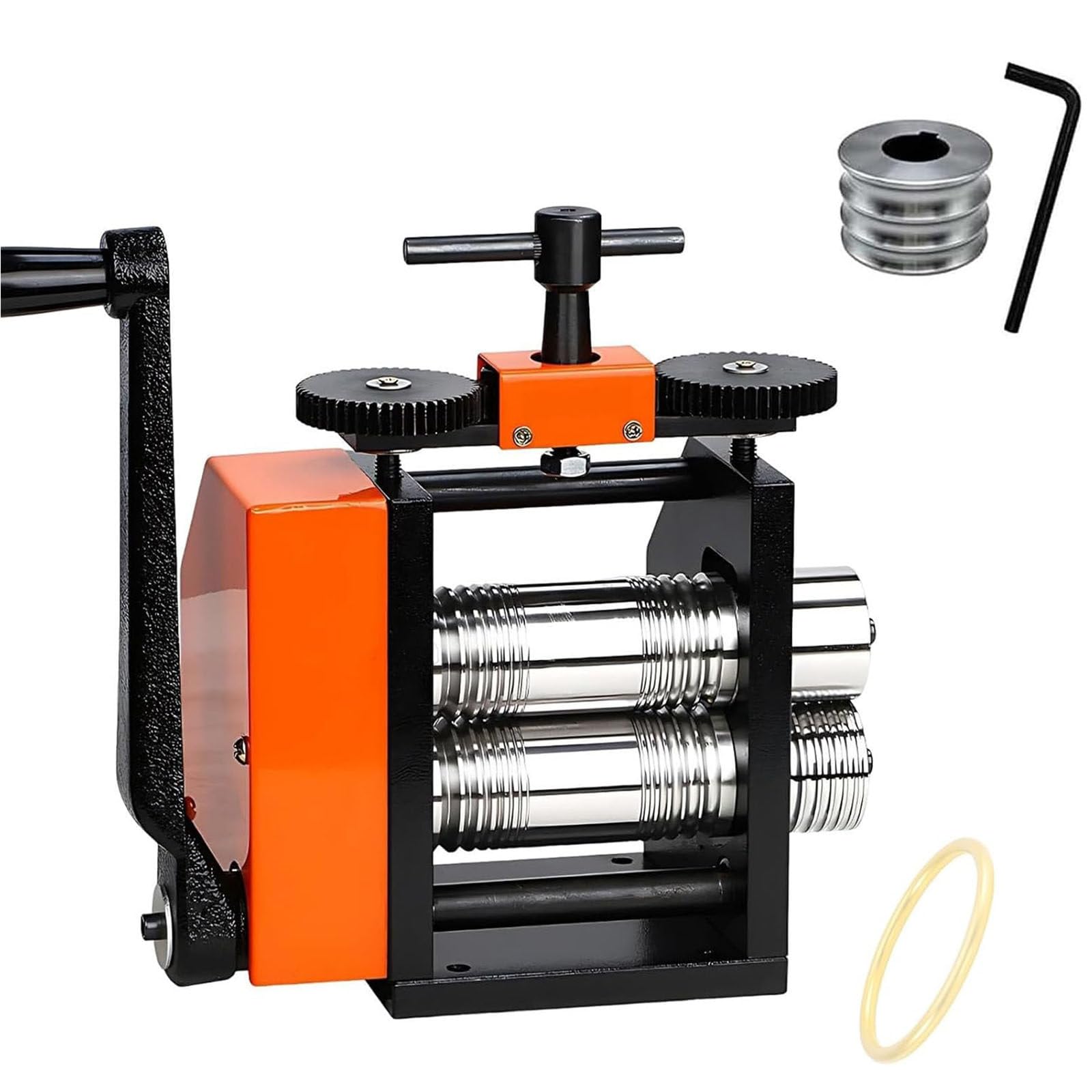 4 in 1 Handwalzwerk Maschine 40 mm Kombinationswalzwerk