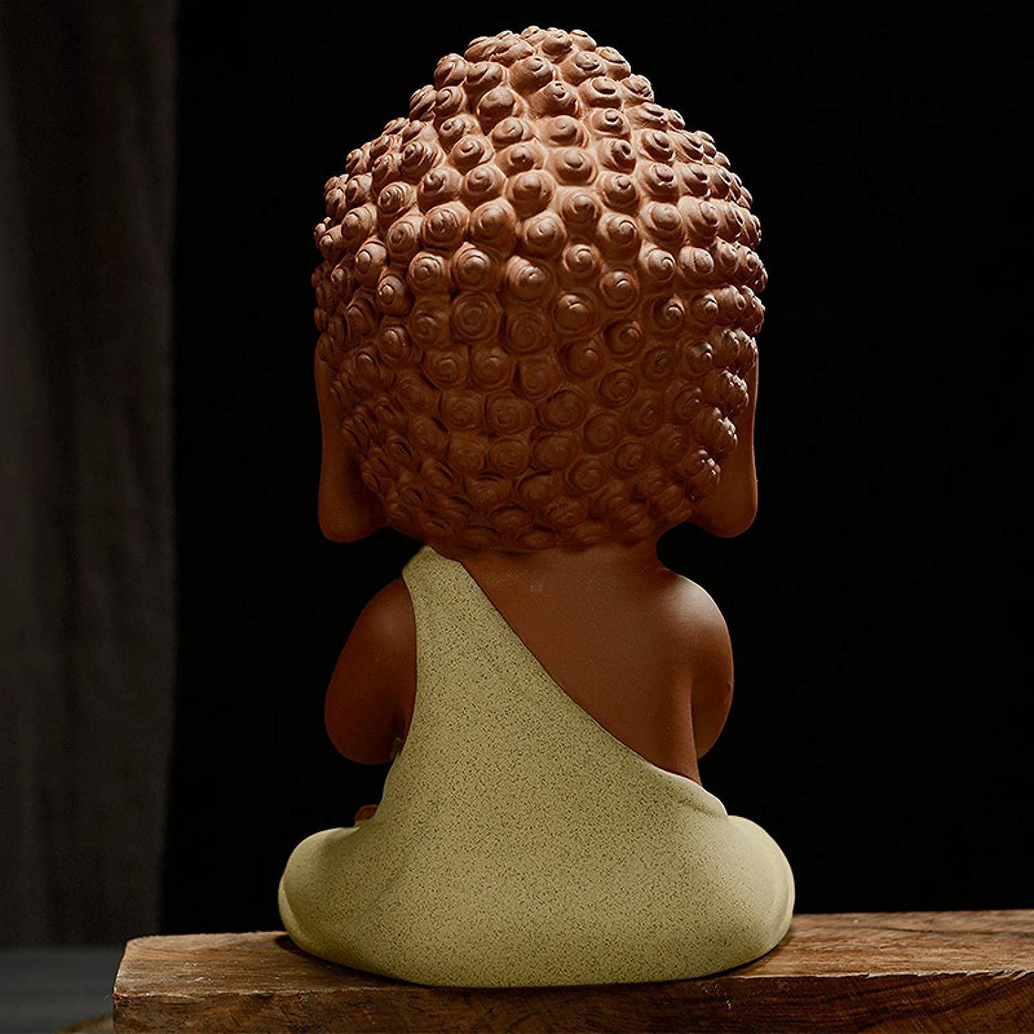 Ozdoby ogrodowe Wystrój Statua Na Zewnątrz, Abstrakcyjna Wyjątkowa Statua Rzeźba Kreatywne Posągi i Rzeźby Dekoracje Zewnętrzne do Ogrodu, Ceramiczne Zen Mały Statua Mnicha Dekoracja Salonu Kreatywna