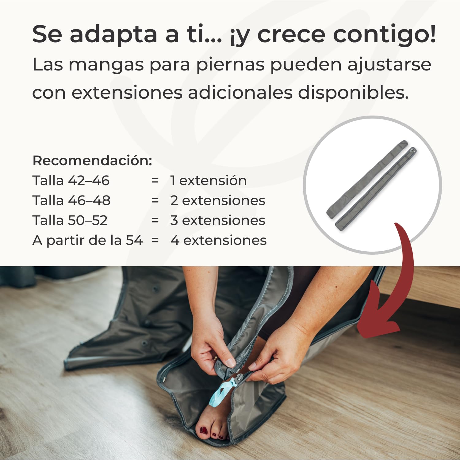 Venen Engel 6 Premium Equipo de masajes por presoterapia para casa con botas, 6 cámaras de aire desactivables, presión y tiempo configurable, 6 programas de masaje